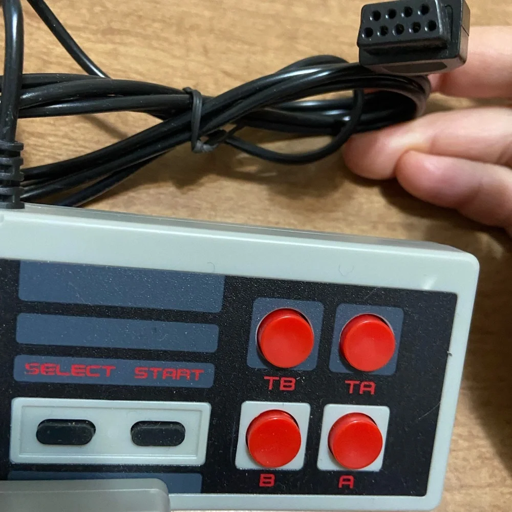 Classic Gaming Console Controllers - Black and Red